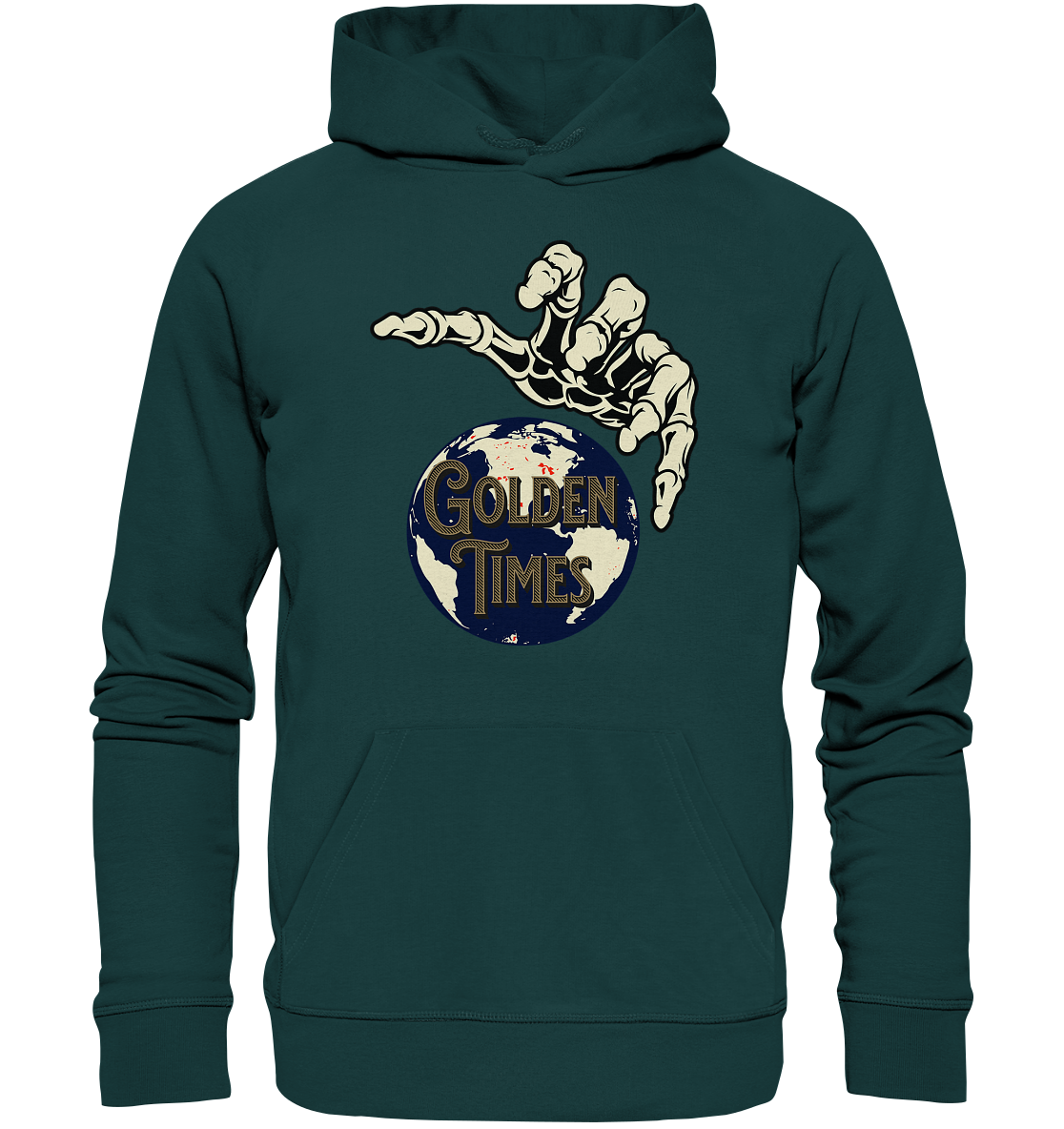 Goldene Zeiten - Cooler Aufdruck, Geile Prints - Organic Hoodie