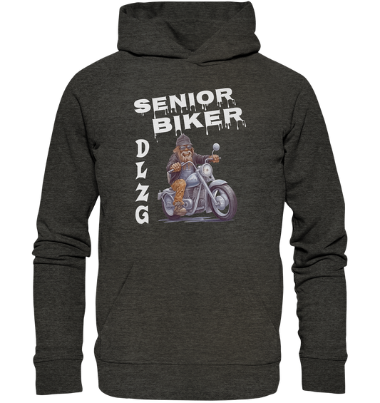 DLzG Opa Biker Fun Motiv 4- Organic Hoodie