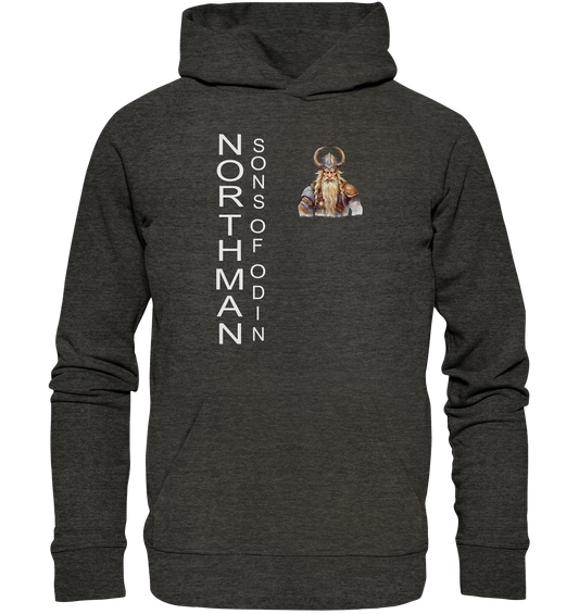 NORTHMAN SONS OF ODIN - NO 2  - STREETWEAR - STATEMENT     - Organic Hoodie