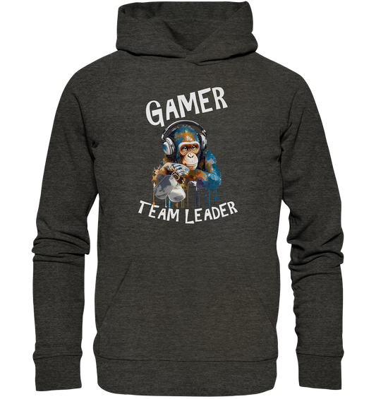 GAMER - TEAM LEADER MONKEY STREETWEAR - STATEMENT - Organic Hoodie