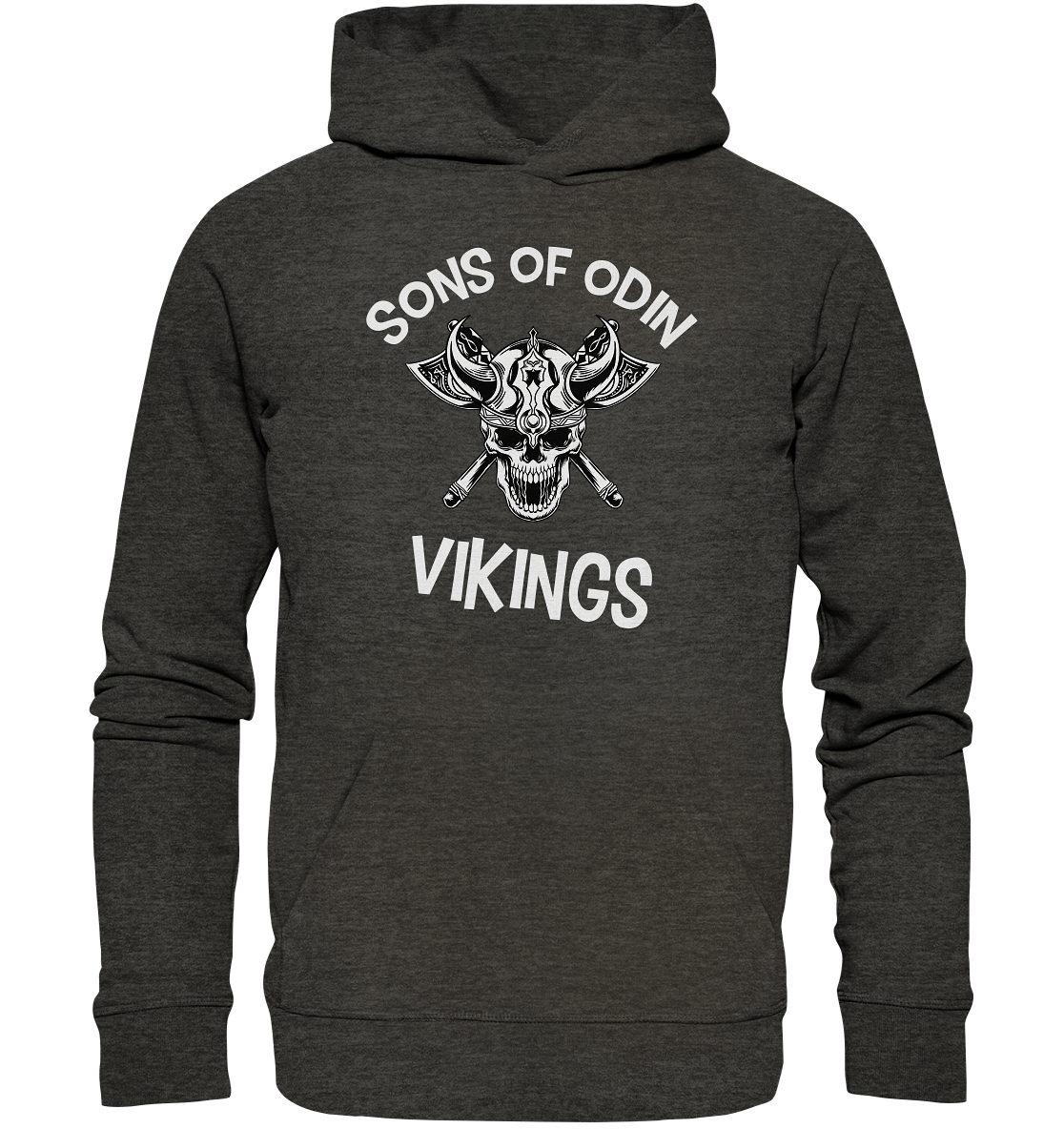 SONS OF ODIN - NO 2  - STREETWEAR - STATEMENT    - Organic Hoodie