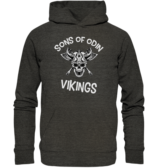 SONS OF ODIN - NO 2  - STREETWEAR - STATEMENT    - Organic Hoodie