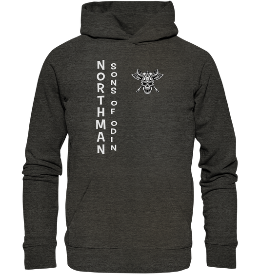 NORTHMAN SONS OF ODIN - NO 1  - STREETWEAR - STATEMENT    - Organic Hoodie