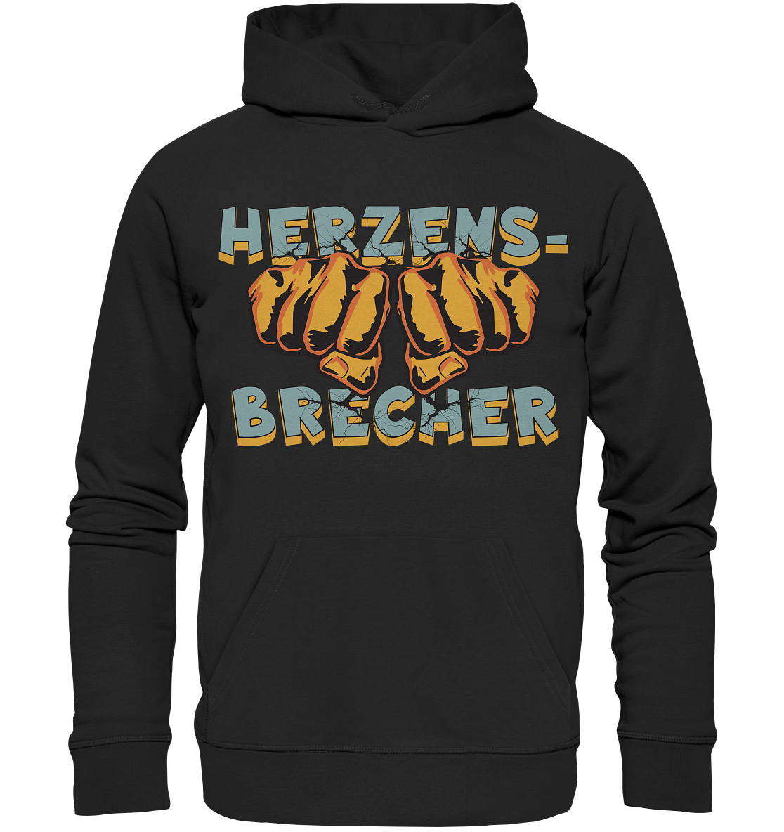 Herzensbrecher - Statement   - Organic Hoodie