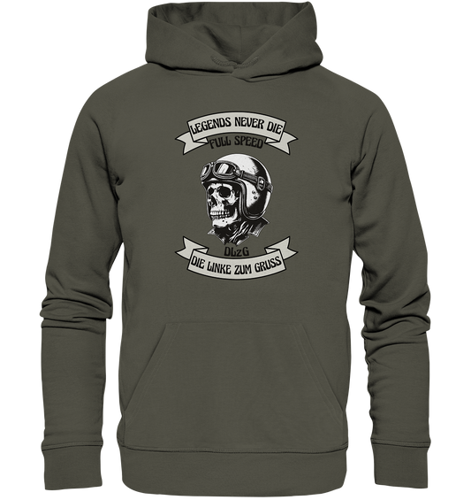 Die Linke zum Gruss - DLzG Full Speed - Organic Hoodie