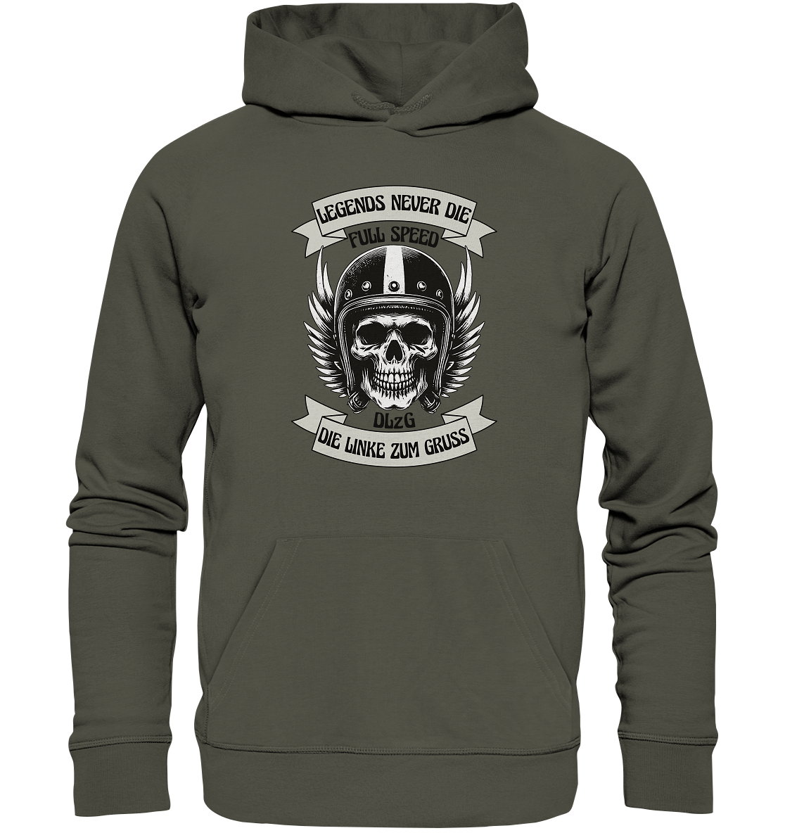 DLzG - Die Linke zum Gruss - Organic Hoodie