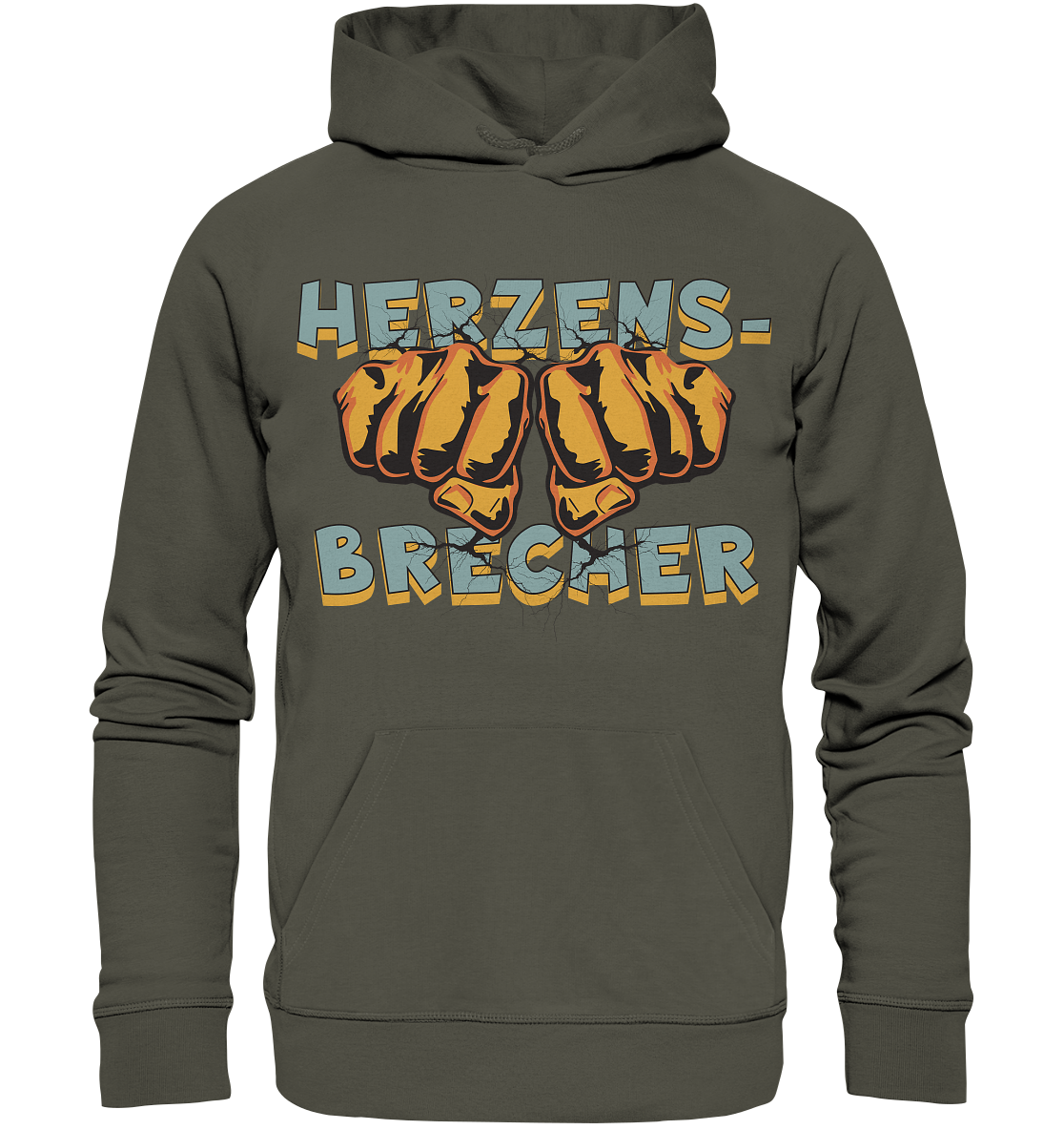 Herzensbrecher - Statement   - Organic Hoodie