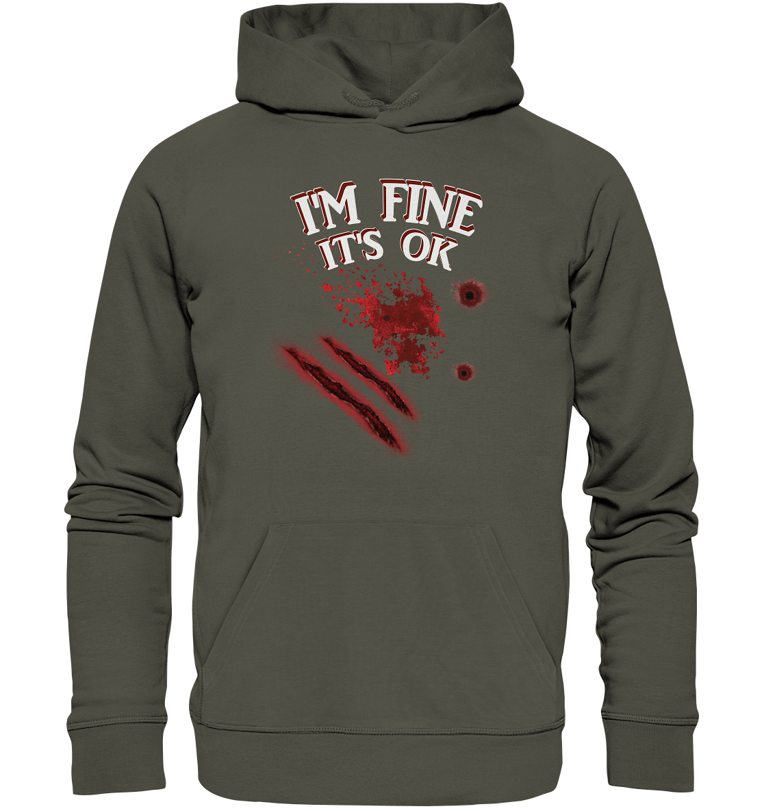 I'm fine - Organic Hoodie