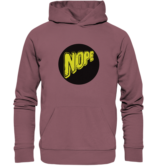 NOPE NO 1 - Organic Hoodie