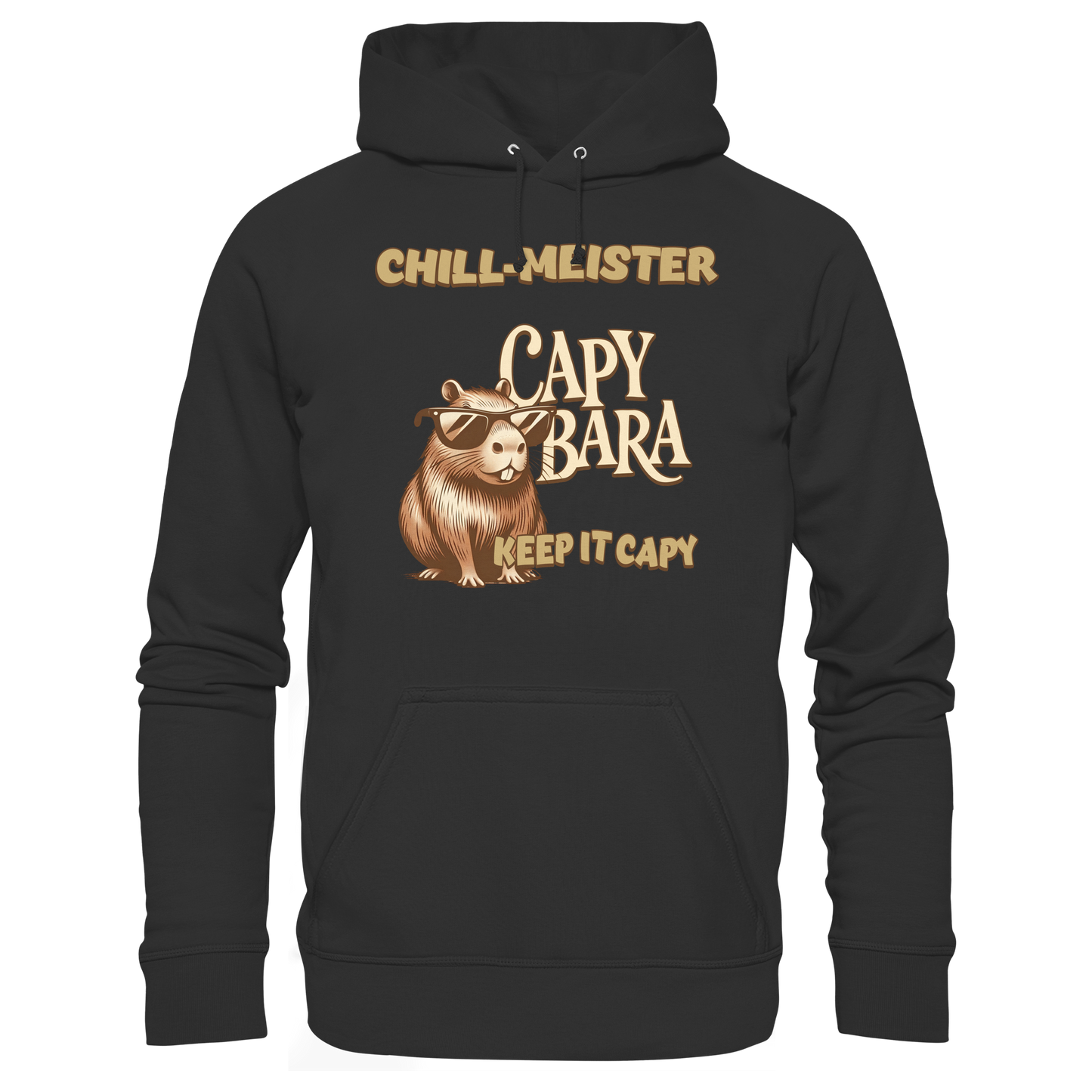 Chill-Meister Capybara – Keep it Capy (Bio & Premium) - Organic Hoodie