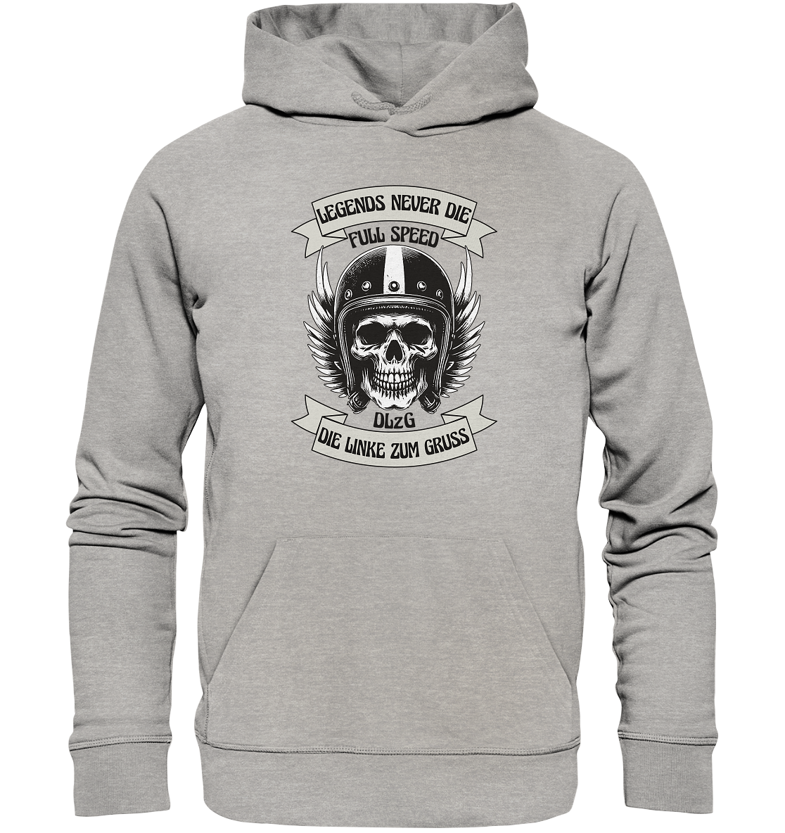 DLzG - Die Linke zum Gruss - Organic Hoodie