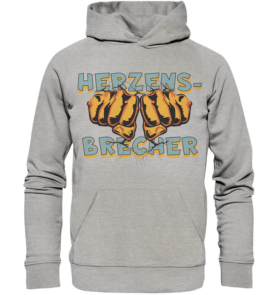 Herzensbrecher - Statement   - Organic Hoodie