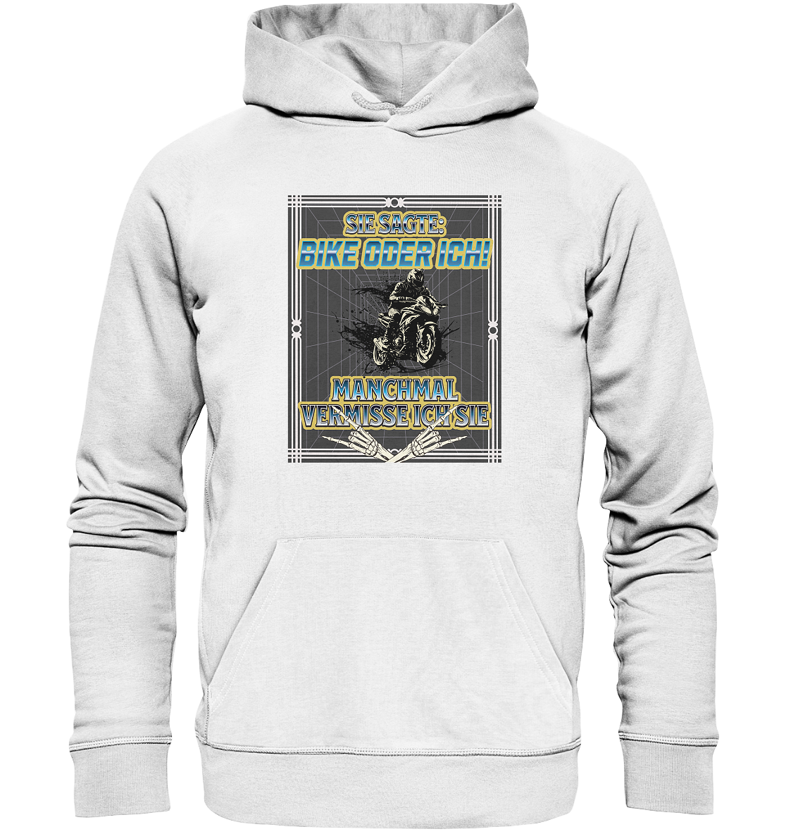 Manchmal vermisse ich sie - Statement 1 - Organic Hoodie