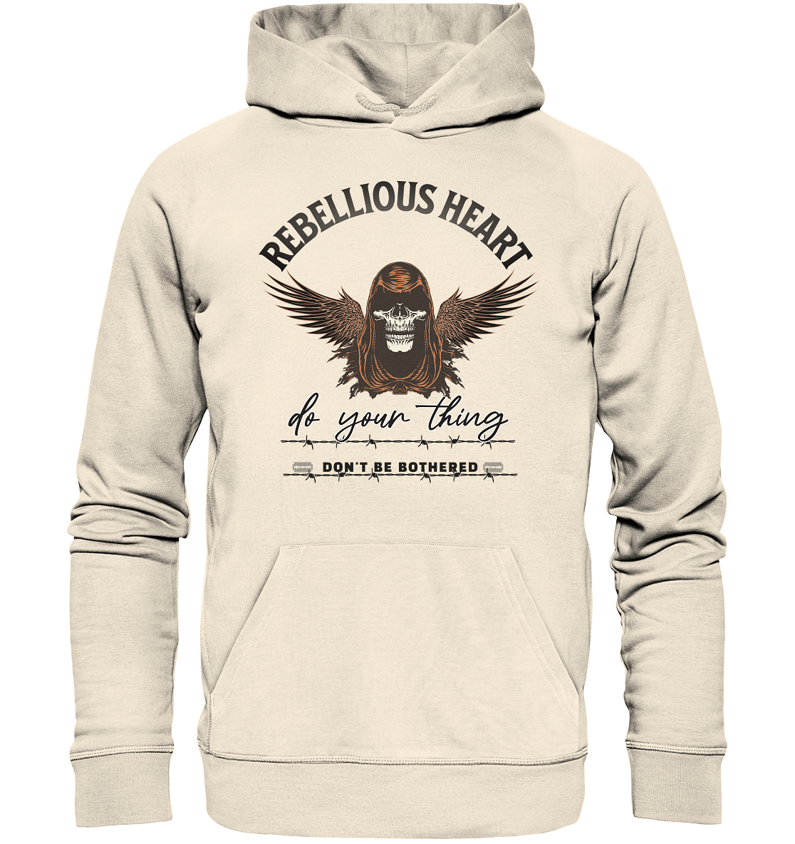 Rebellisches Herz III - Organic Hoodie