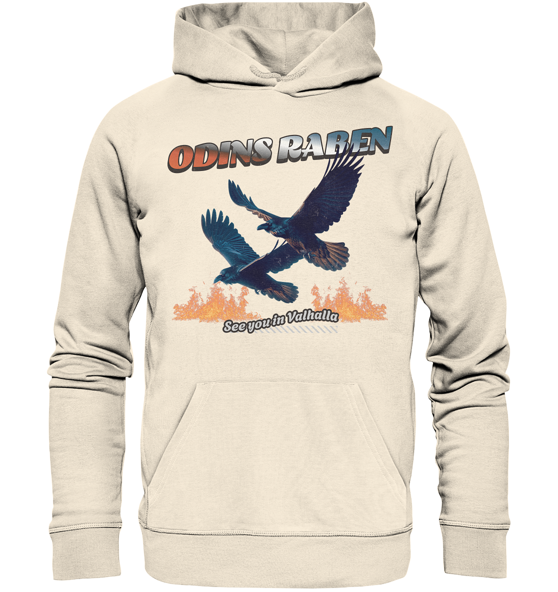 Valhalla Odins Raben - Organic Hoodie