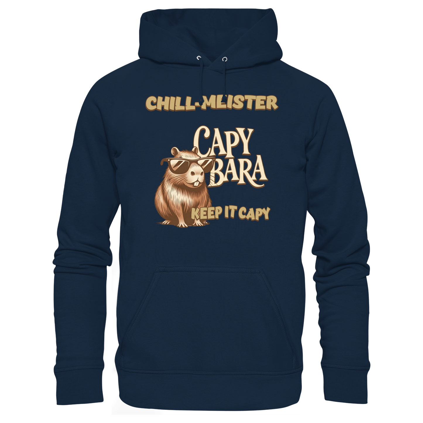 Chill-Meister Capybara – Keep it Capy (Bio & Premium) - Organic Hoodie