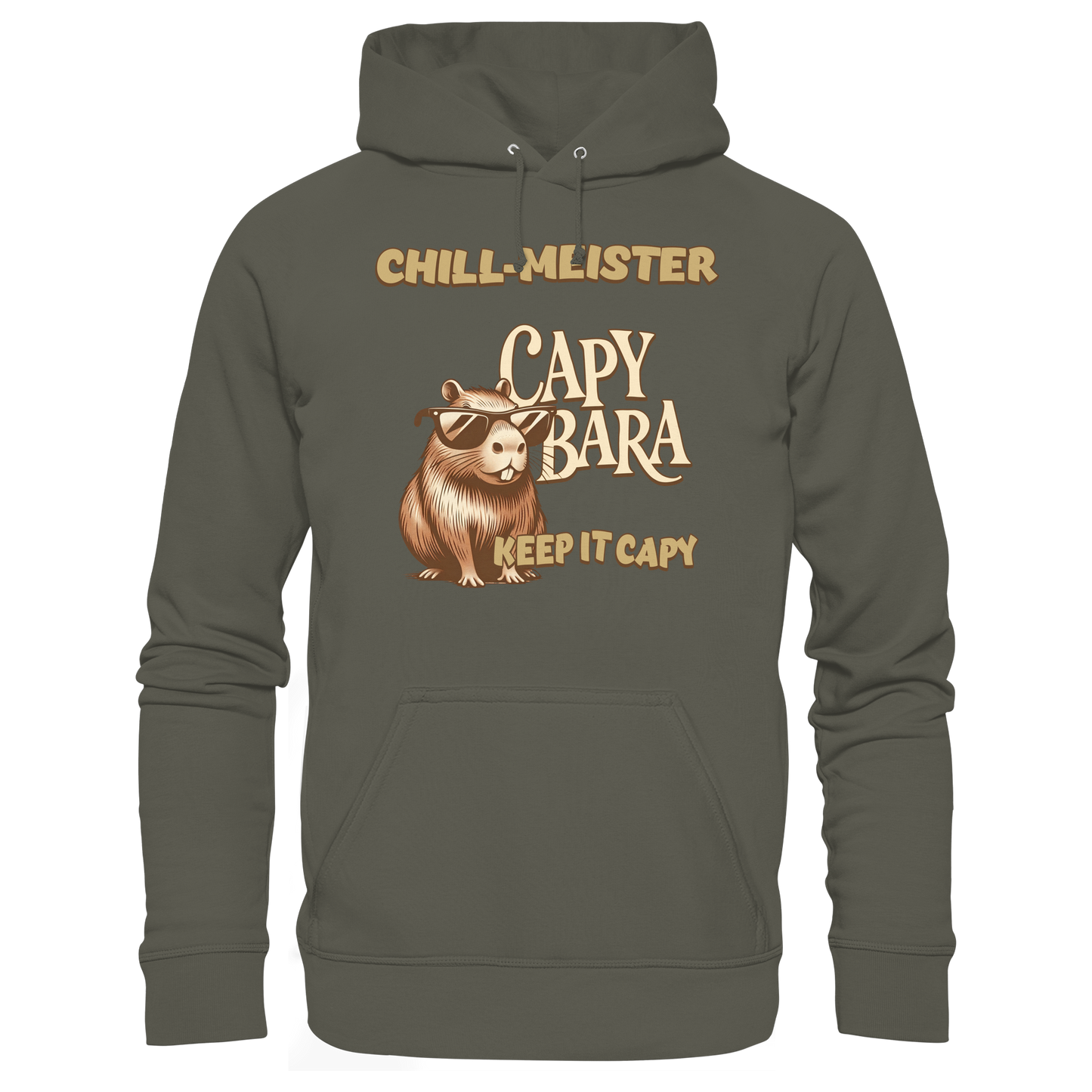 Chill-Meister Capybara – Keep it Capy (Bio & Premium) - Organic Hoodie