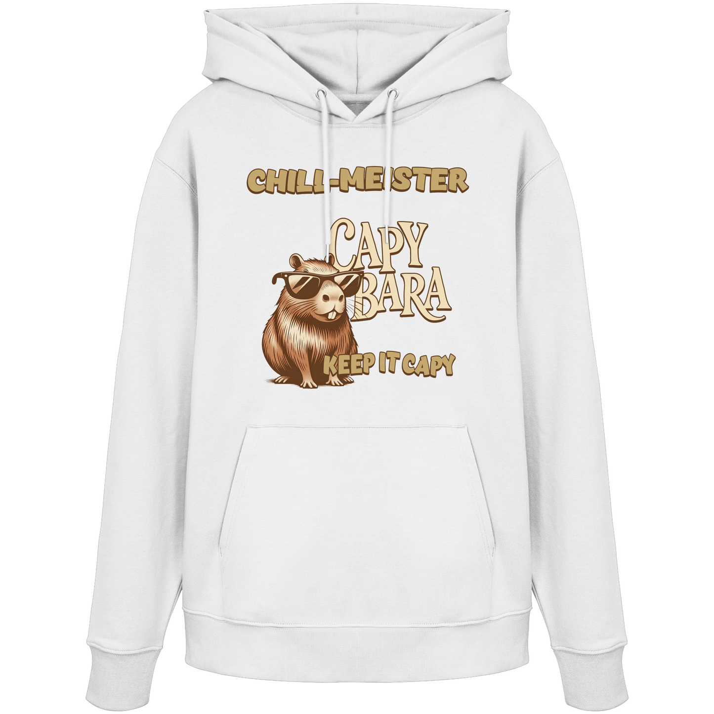 Chill-Meister Capybara – Keep it Capy (Bio & Premium) - Organic Hoodie