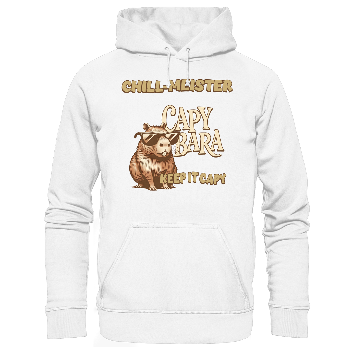 Chill-Meister Capybara – Keep it Capy (Bio & Premium) - Organic Hoodie