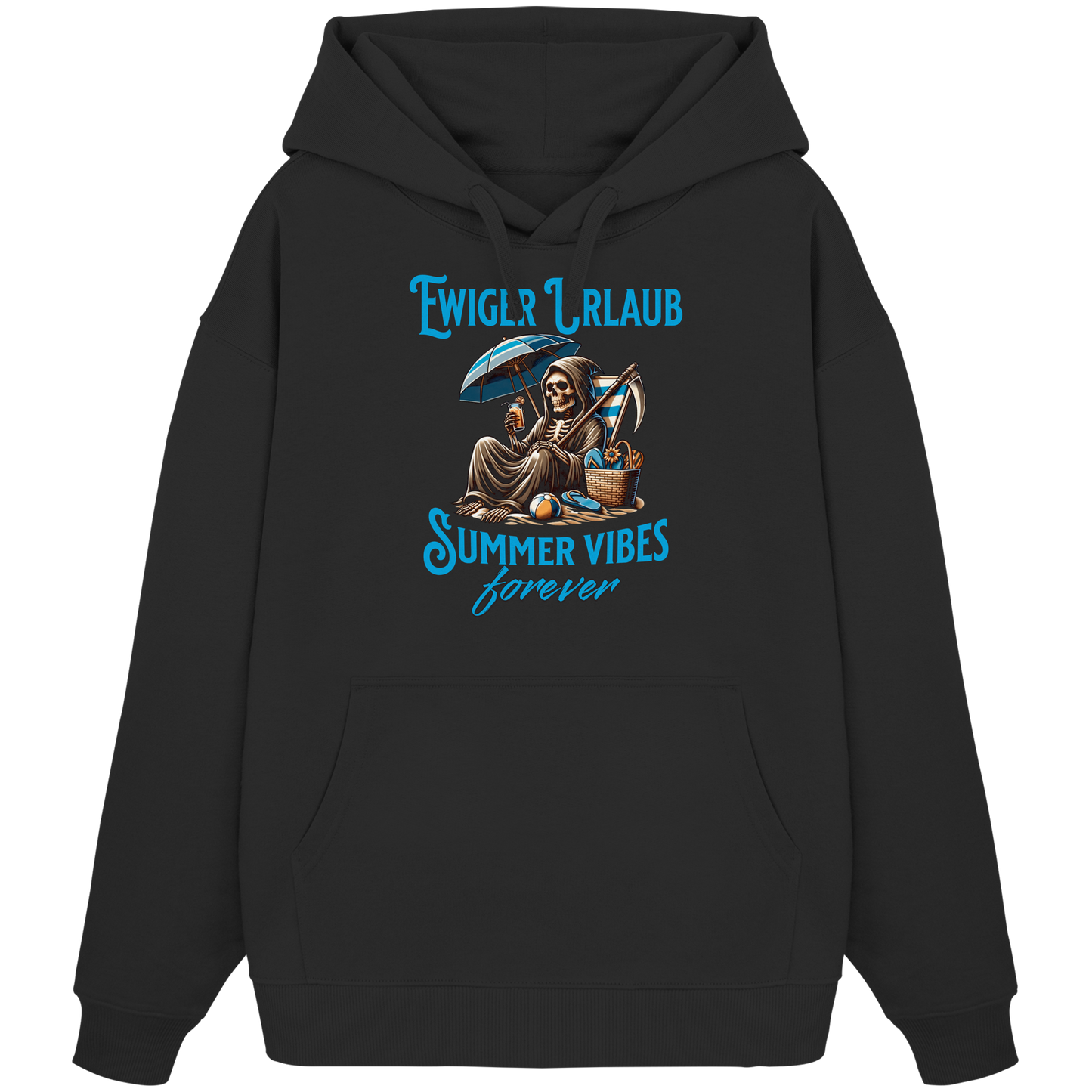 Summer Vibes forever - Organic Oversize Hoodie