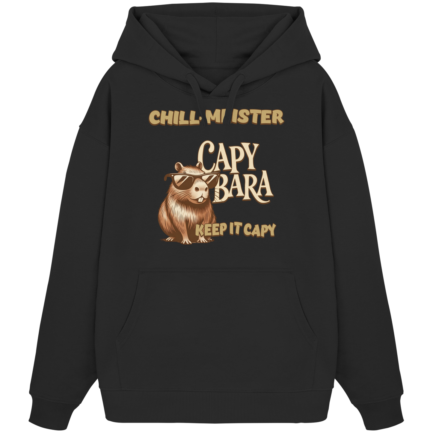 Chill-Meister Capybara – Keep it Capy (Bio & Premium) - Organic Oversize Hoodie