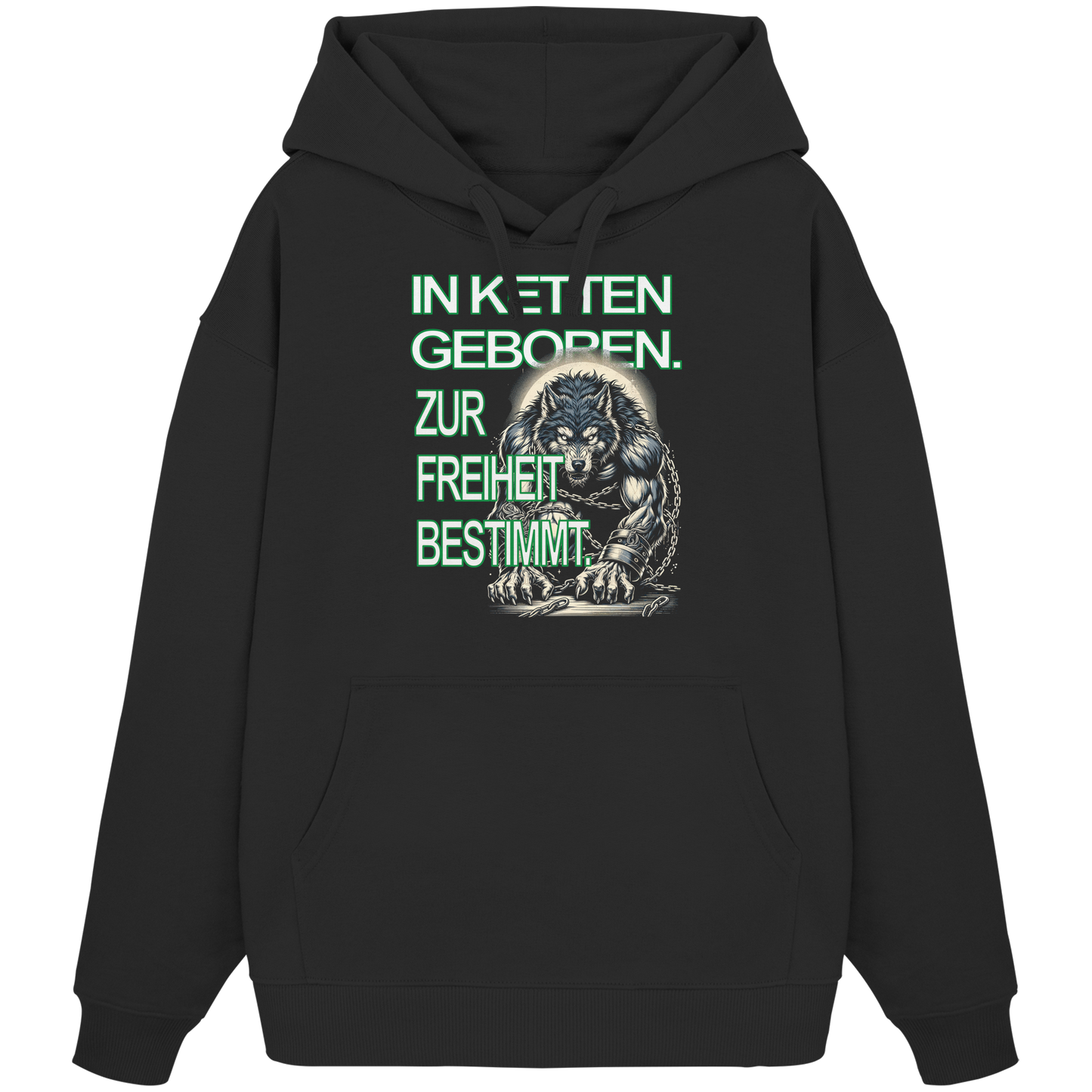 Kampf und Kontrolle - Organic Oversize Hoodie