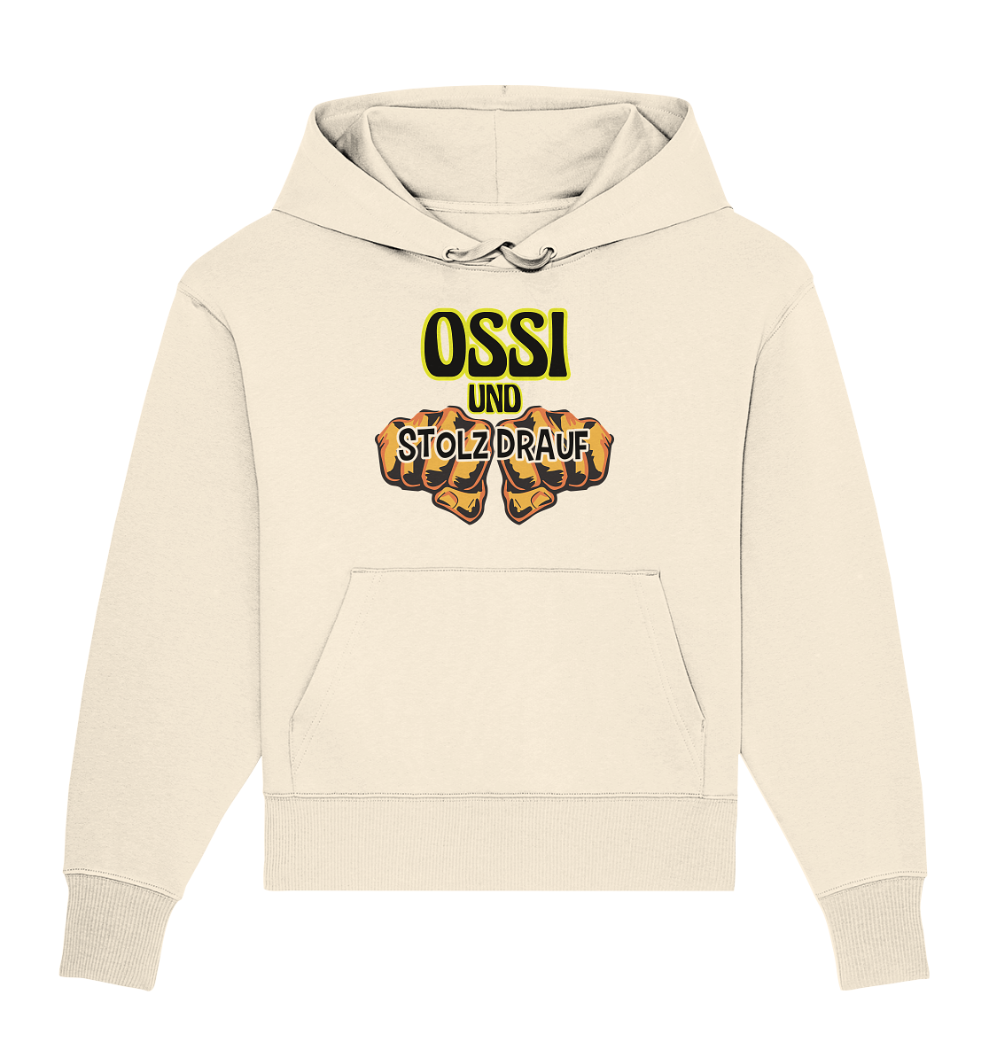 Ossi und stolz drauf - Organic Oversize Hoodie