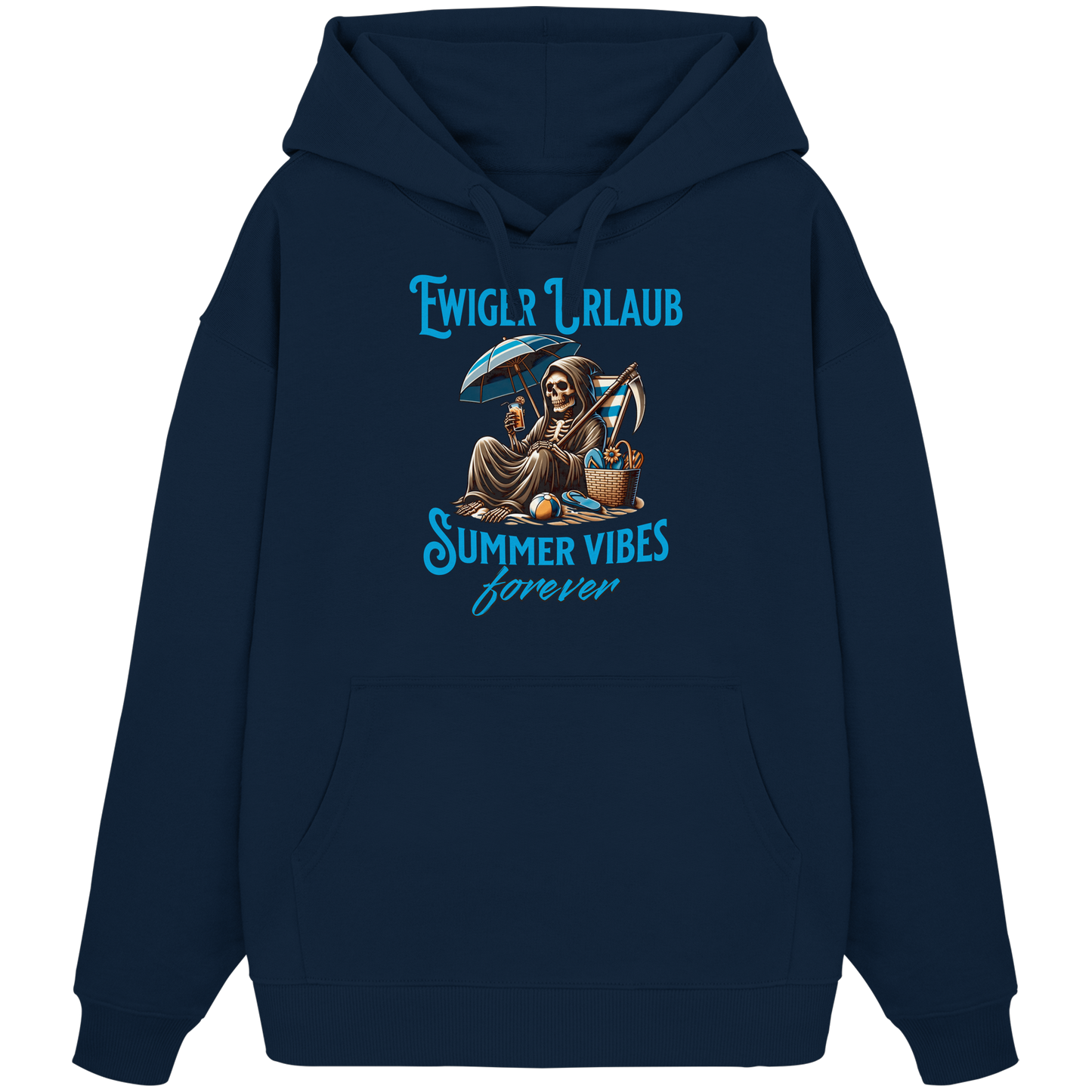 Summer Vibes forever - Organic Oversize Hoodie