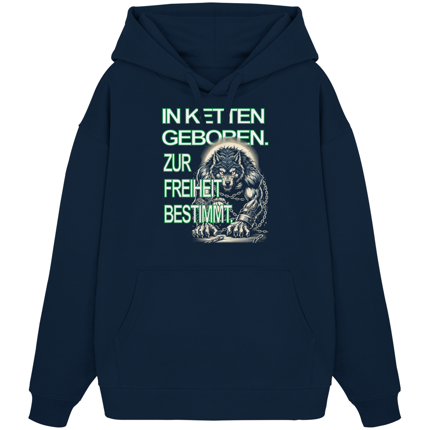 Kampf und Kontrolle - Organic Oversize Hoodie