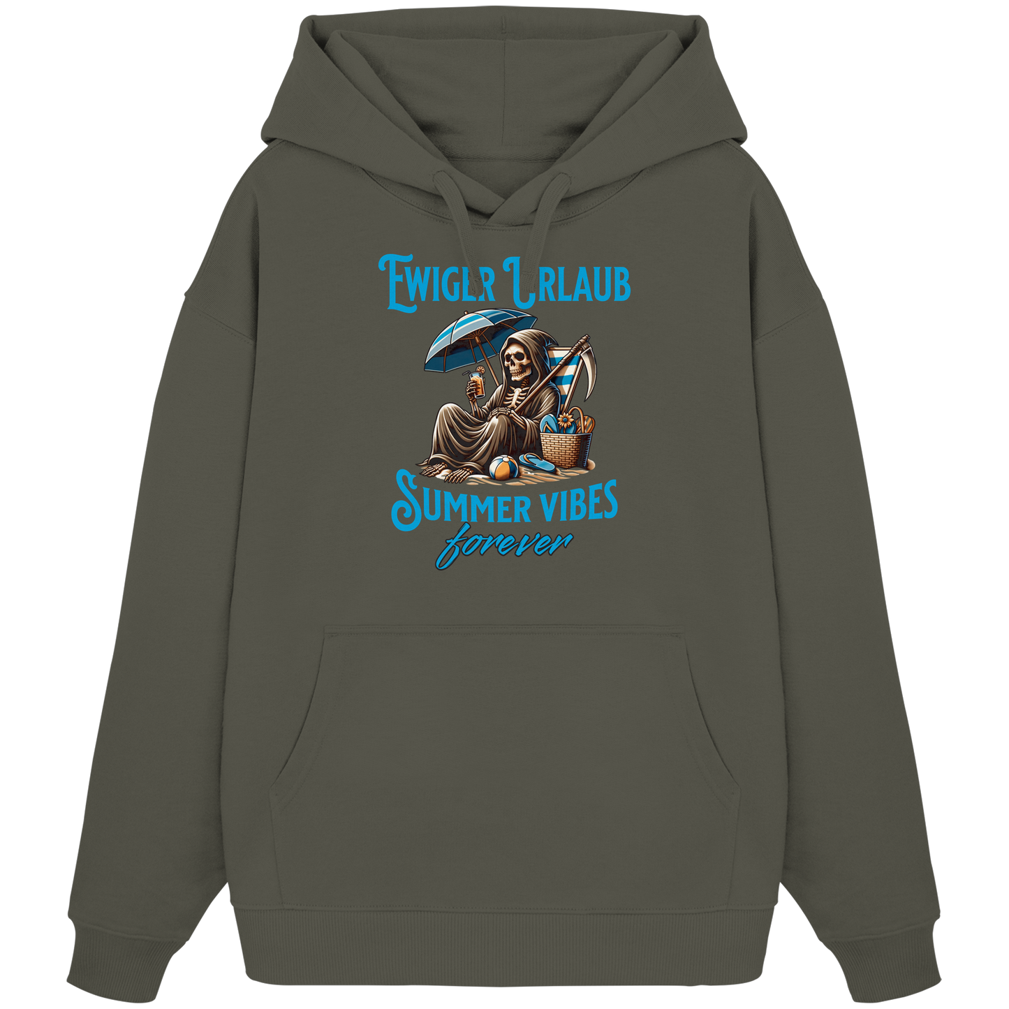 Summer Vibes forever - Organic Oversize Hoodie
