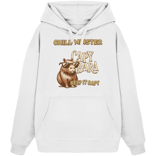 Chill-Meister Capybara – Keep it Capy (Bio & Premium) - Organic Oversize Hoodie
