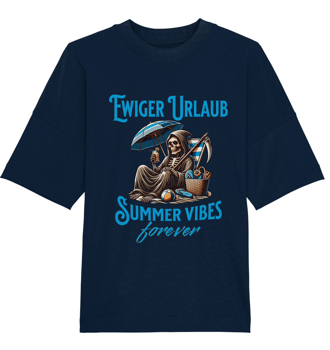 Summer Vibes forever - Organic Oversize Shirt