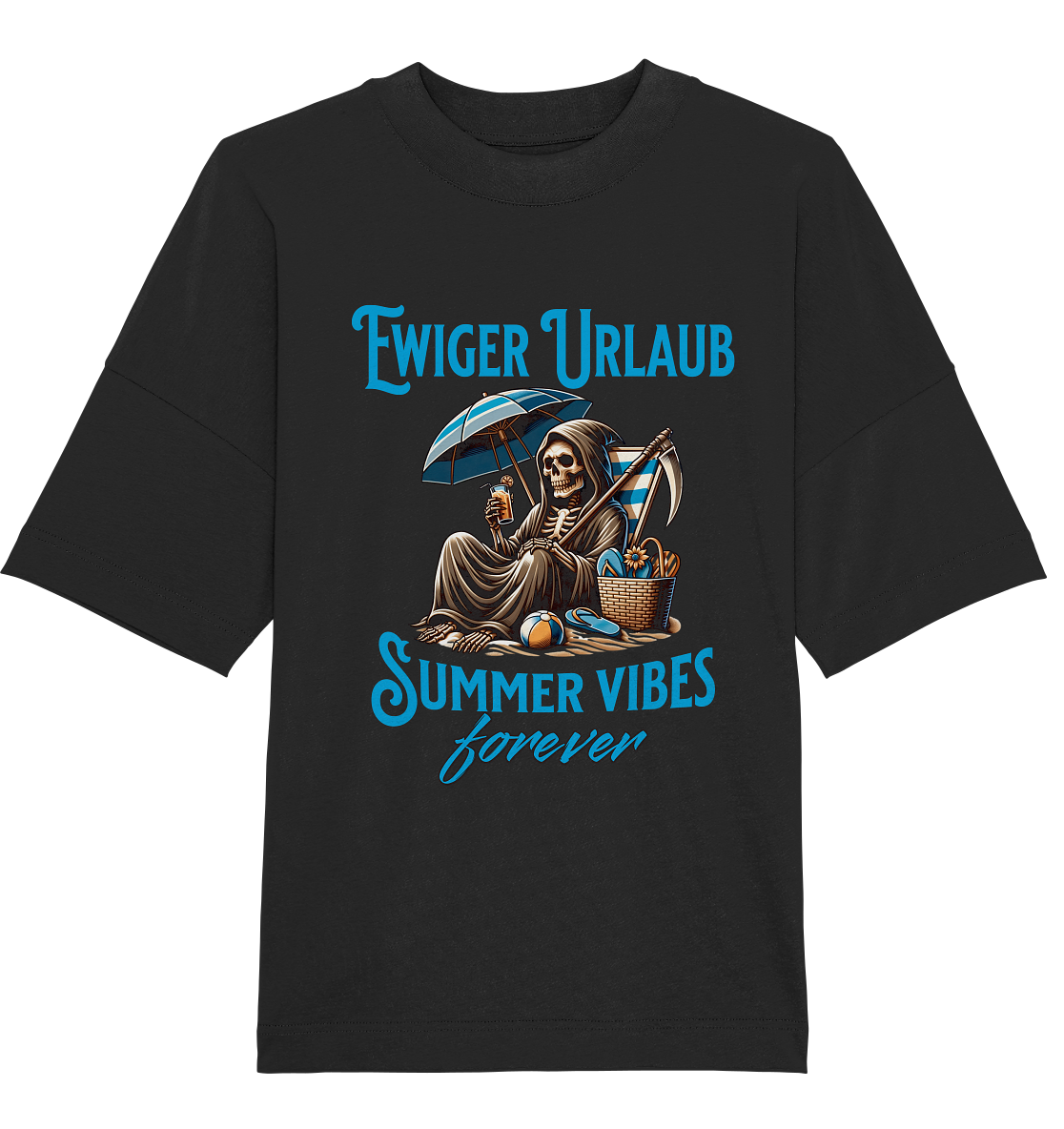 Summer Vibes forever - Organic Oversize Shirt