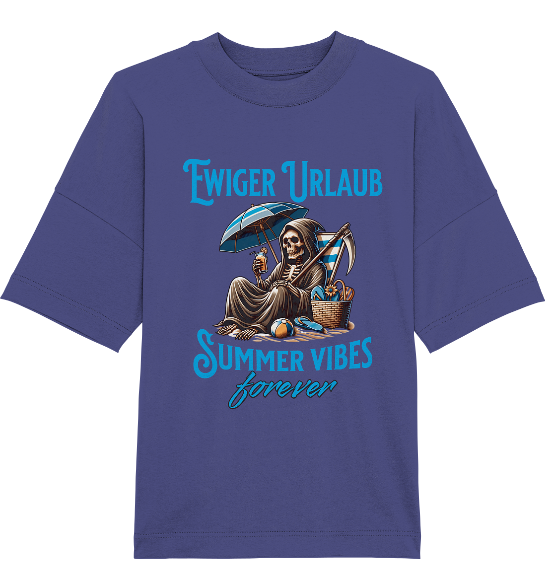 Summer Vibes forever - Organic Oversize Shirt