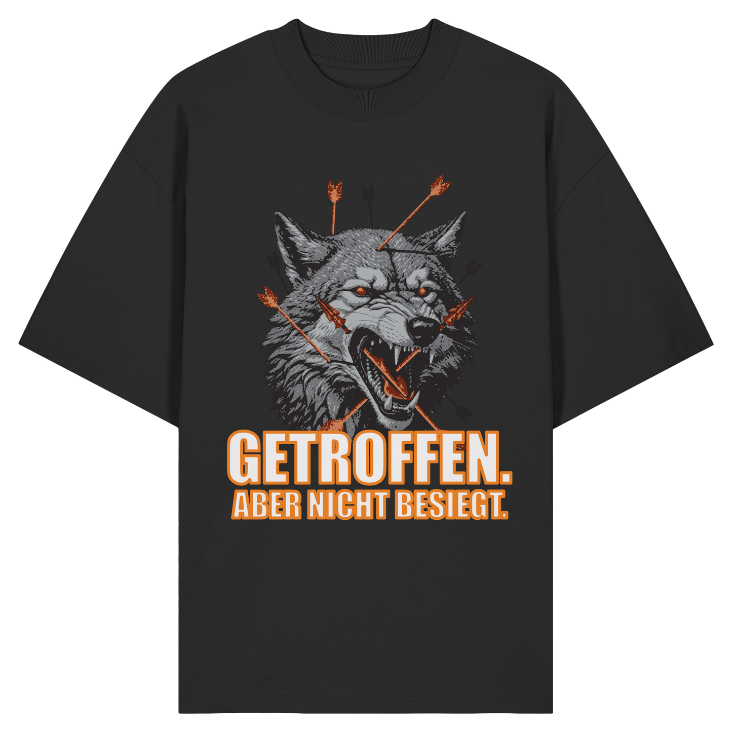 Alpha Wolf – Unbroken - Organic Oversize Shirt