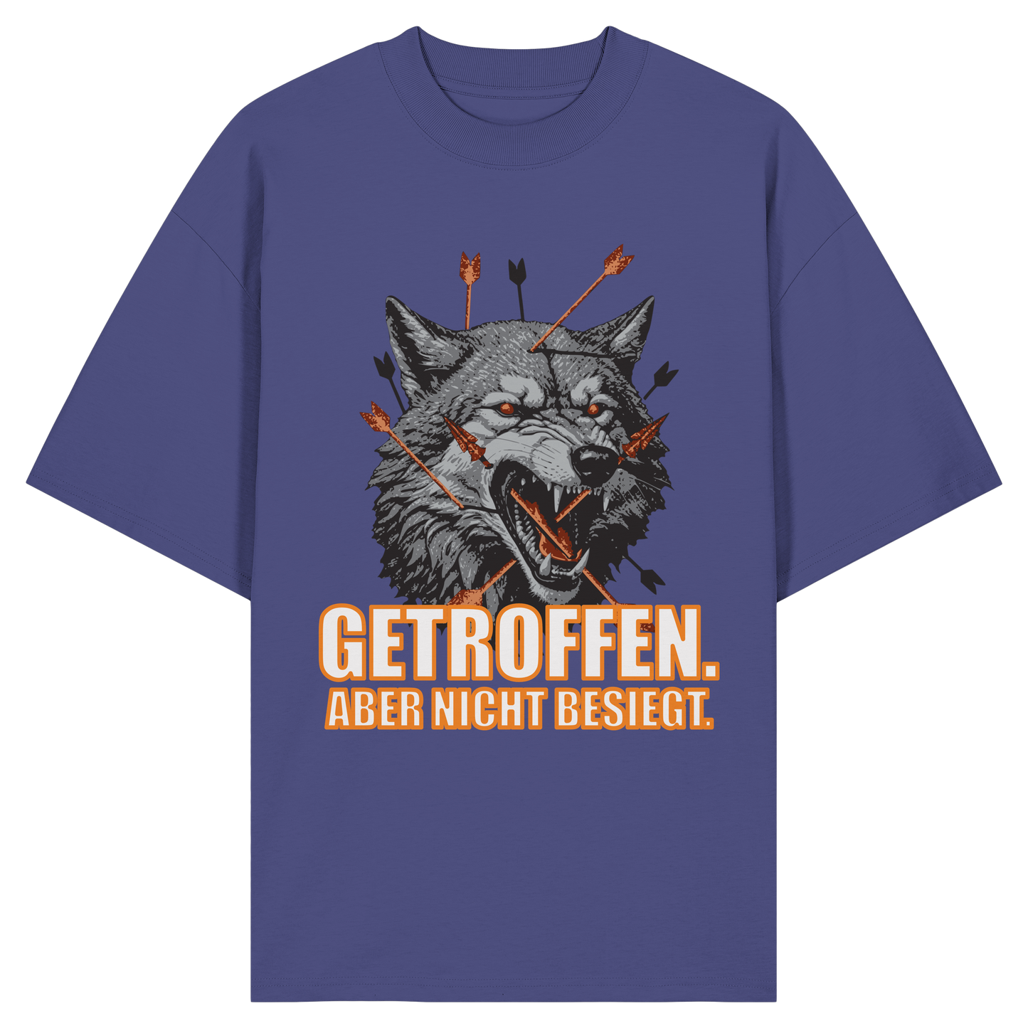 Alpha Wolf – Unbroken - Organic Oversize Shirt