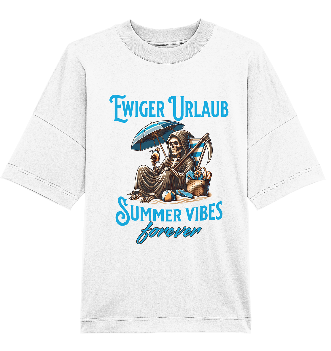 Summer Vibes forever - Organic Oversize Shirt