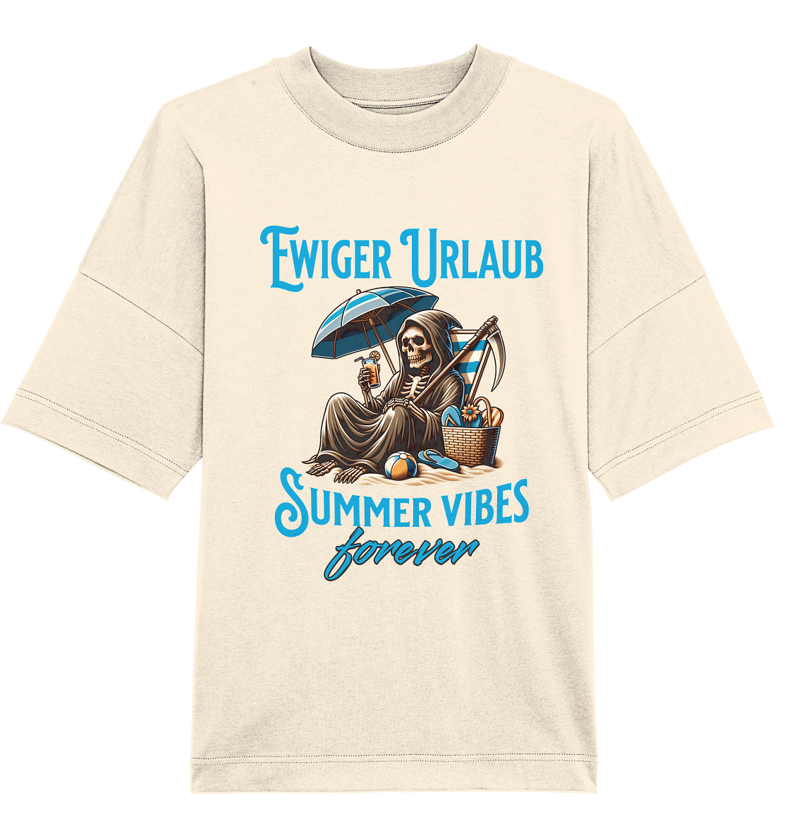 Summer Vibes forever - Organic Oversize Shirt