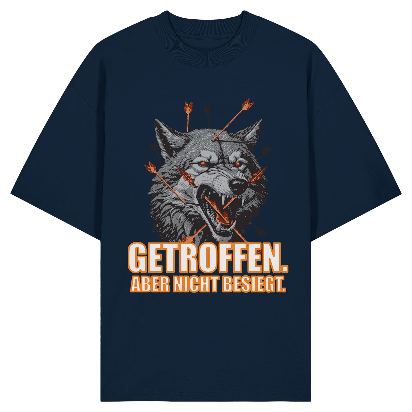 Alpha Wolf – Unbroken - Organic Oversize Shirt