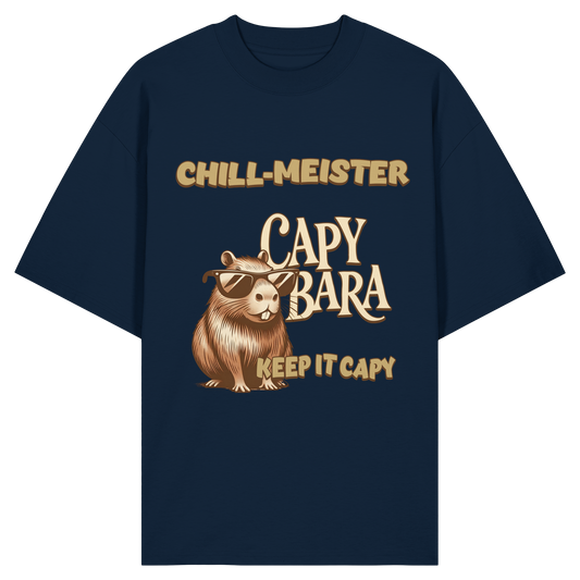 Chill-Meister Capybara – Keep it Capy (Bio & Premium) - Organic Oversize Shirt