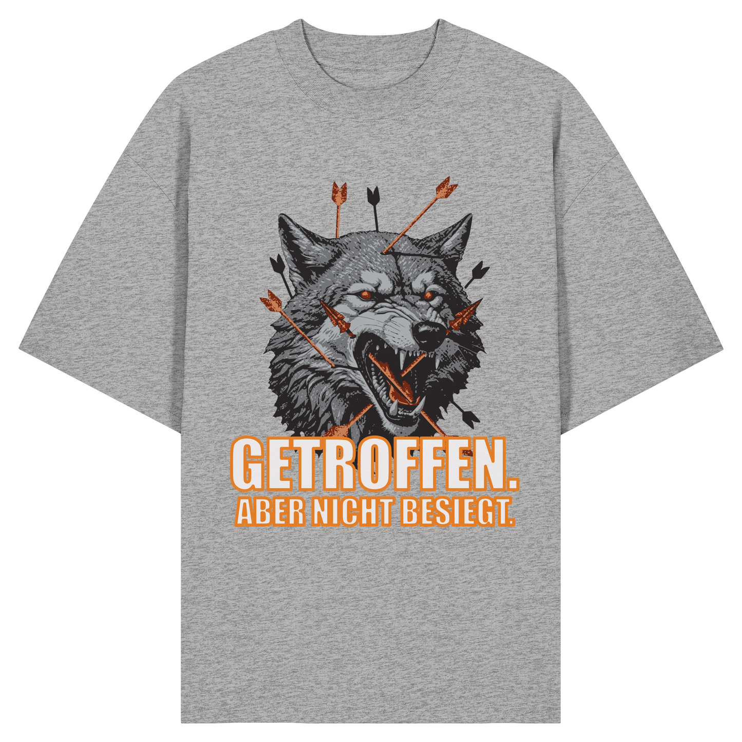 Alpha Wolf – Unbroken - Organic Oversize Shirt