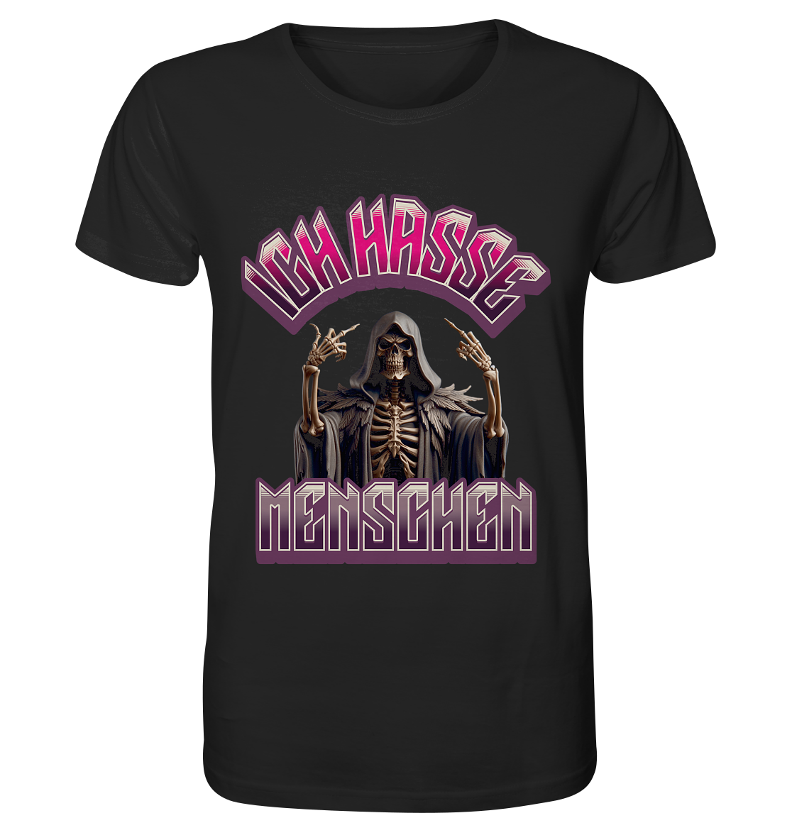 Ich hasse Menschen - Statement - Organic Shirt