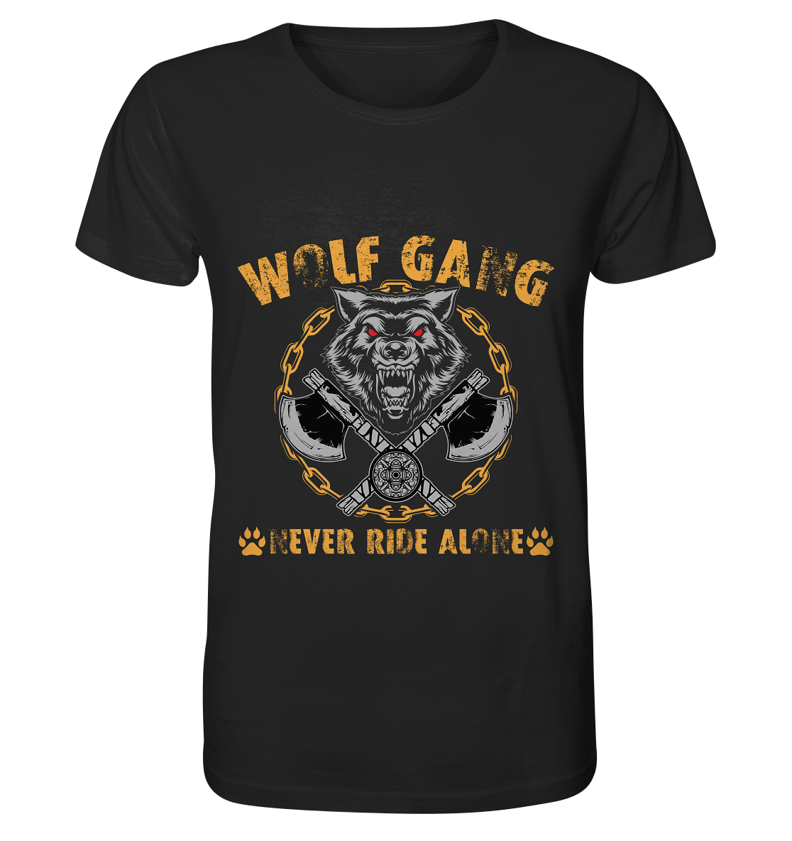 Wolfgang - NEVER RIDE ALONE - Organic Shirt