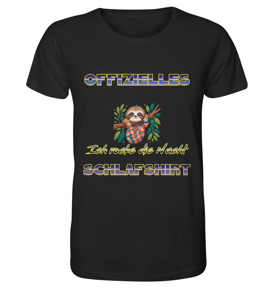 Offizielles Schlafshirt - Rocke die Nacht - Organic Shirt