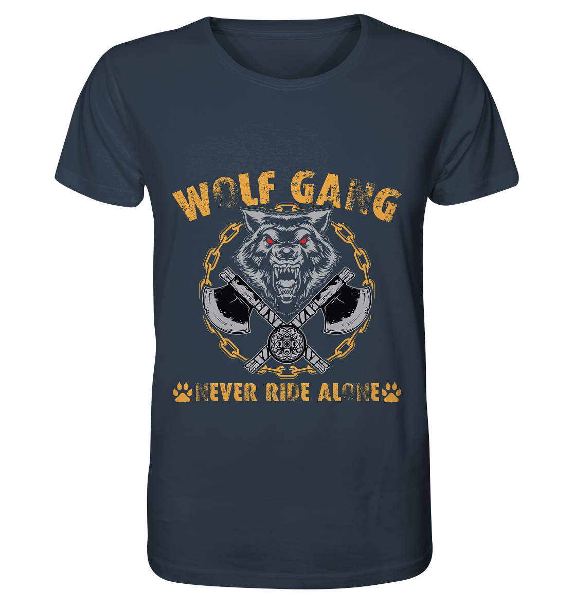 Wolfgang - NEVER RIDE ALONE - Organic Shirt