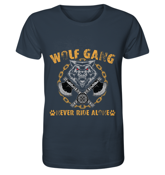 Wolfgang - NEVER RIDE ALONE - Organic Shirt