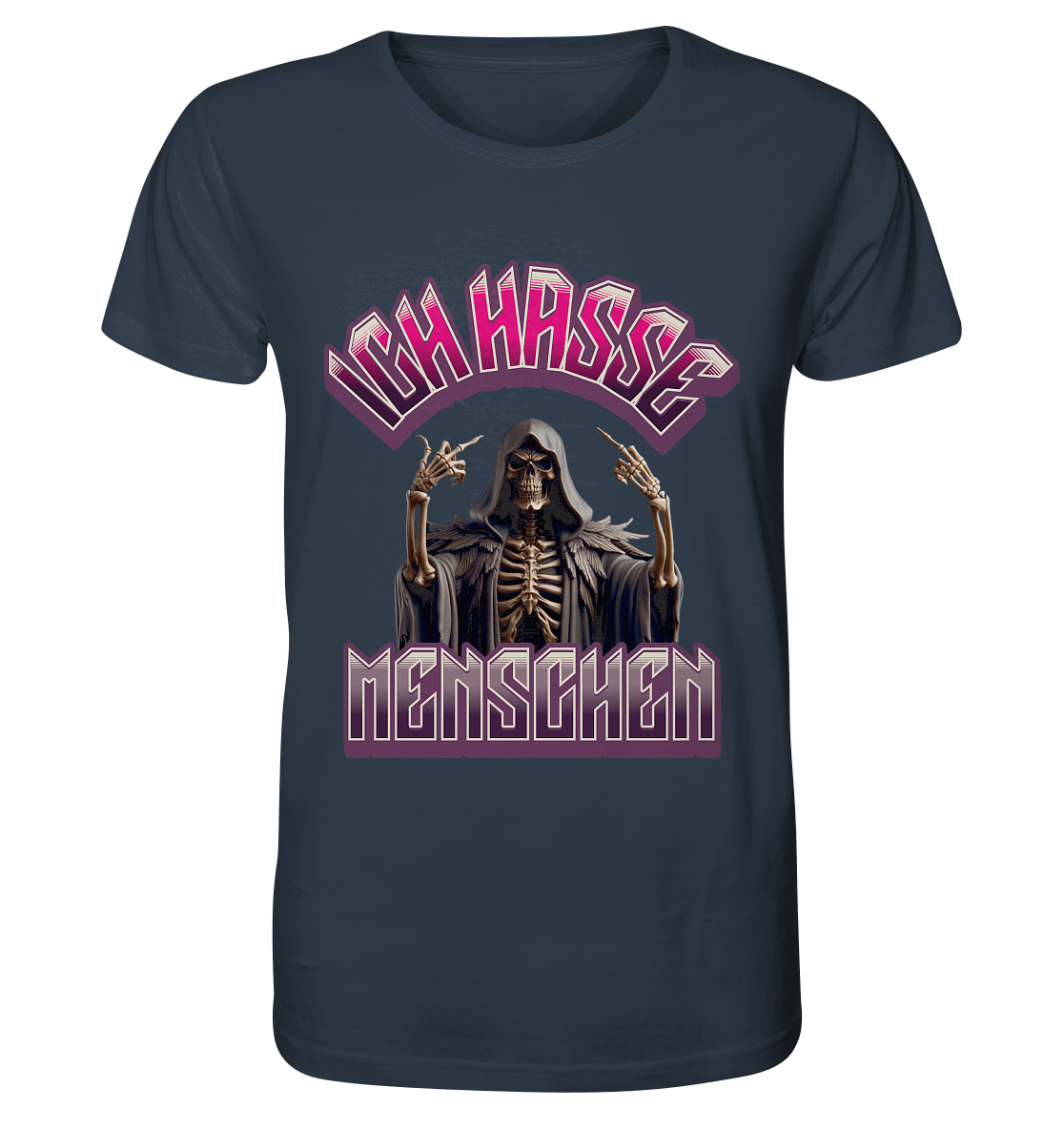 Ich hasse Menschen - Statement - Organic Shirt