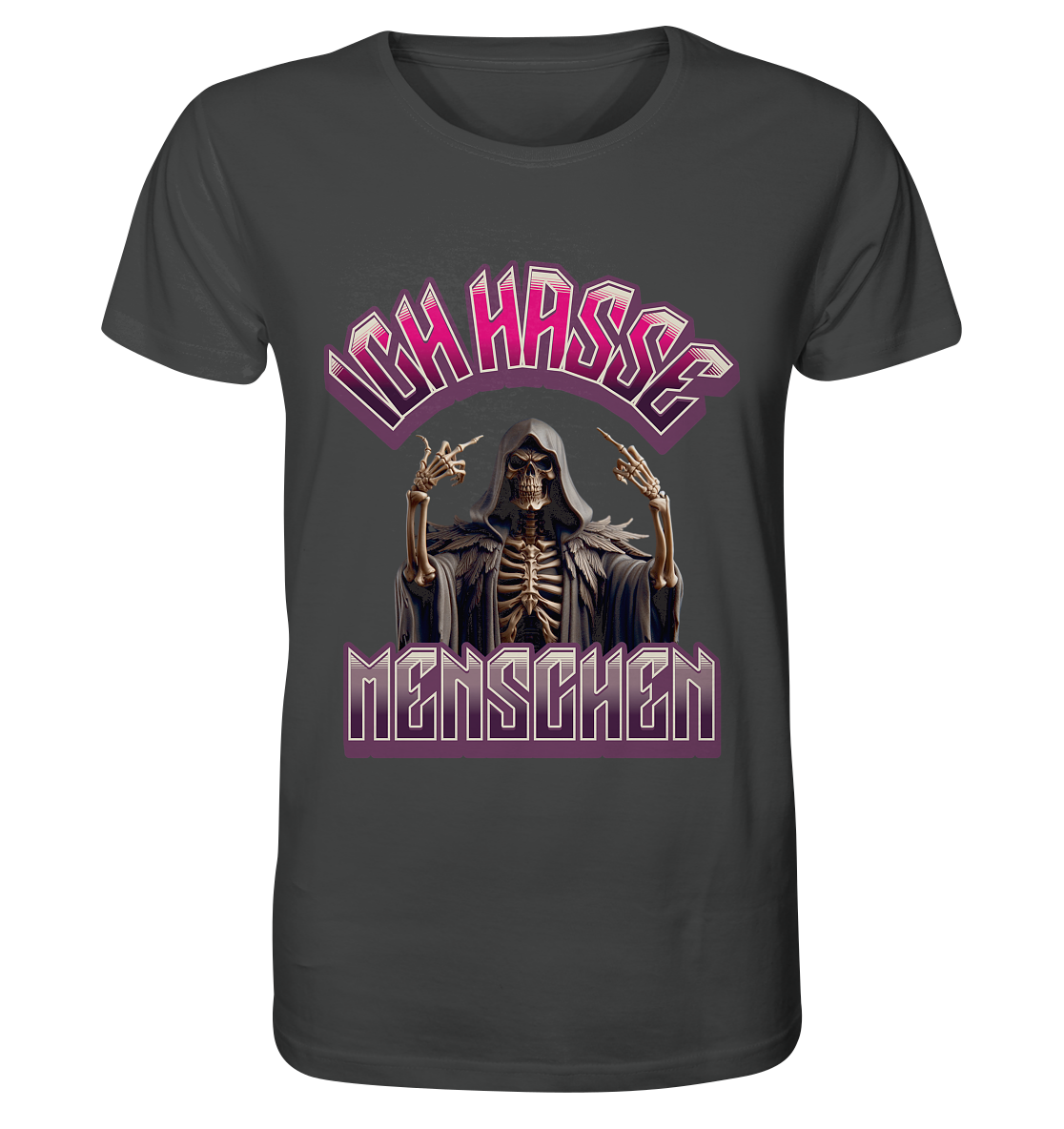 Ich hasse Menschen - Statement - Organic Shirt