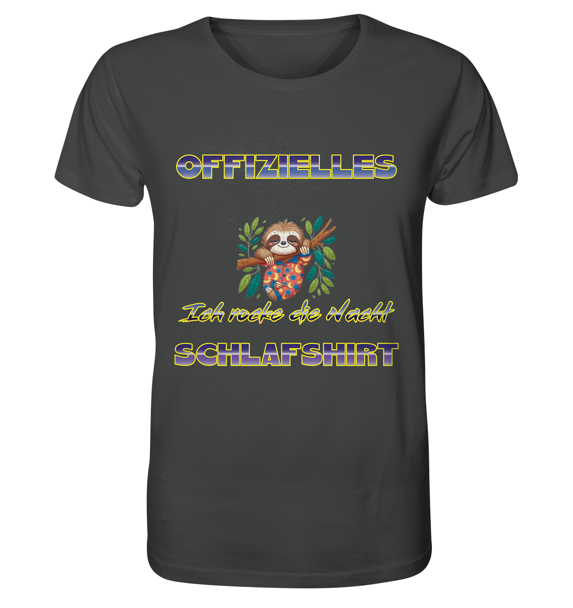 Offizielles Schlafshirt - Rocke die Nacht - Organic Shirt