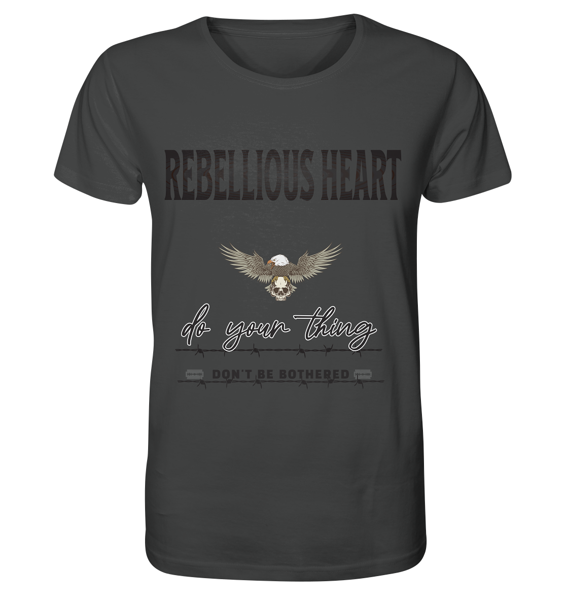 Rebellisches Herz Streetwear - Organic Shirt